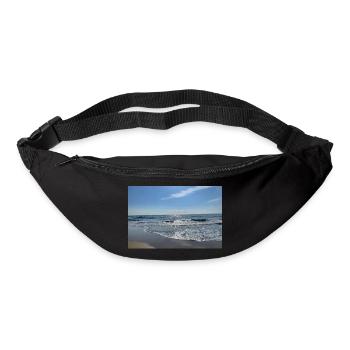 Wellen - Gürteltasche - Schwarz - Vorne