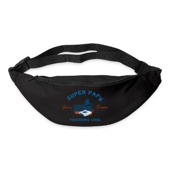 Super Opa immer cool - Opa Geschenkidee - Gürteltasche - Schwarz - Vorne