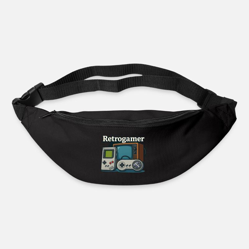 Retrogamer - Gürteltasche - Schwarz