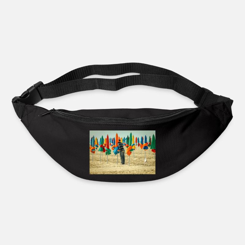 Am Strand - Gürteltasche - Schwarz