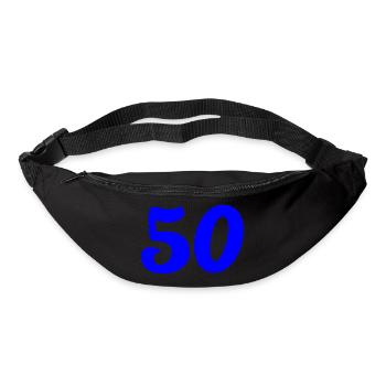 50. 50 JAHRE. 50-JÄHRIGES JUBILÄUM. 50-JÄHRIGES JUBILÄUM. - Gürteltasche - Schwarz - Vorne