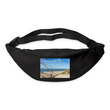 Dänische Nordsee-Idylle: Strand von Søndervig - Gürteltasche - Schwarz - Vorne
