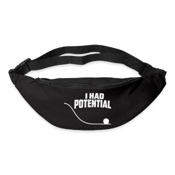 Ich hatte potenzielle Energie-Physique Humou - Gürteltasche - Schwarz - Vorne