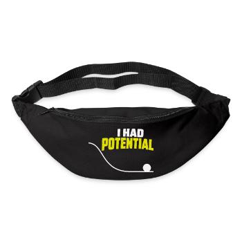 Ich hatte potenzielle Energie-Physique Humou - Gürteltasche - Schwarz - Vorne