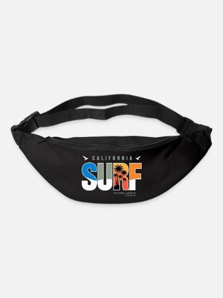 Surf California Palm Sunset - Gürteltasche - Schwarz