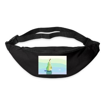 Stift auf pastellfarbener Oberfläche - Gürteltasche - Schwarz - Vorne