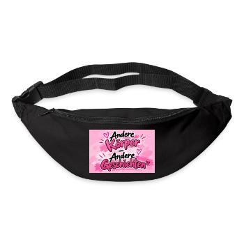 Andere Körper, Andere Geschichten - Gürteltasche - Schwarz - Vorne