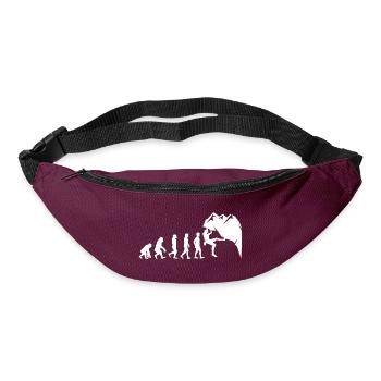 Rock Climbing Bouldering Wall Climber Evolution - Bum bag - burgundy - Front