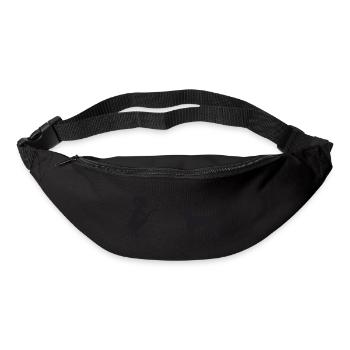 Bullmastiff mit Frau - Gürteltasche - Schwarz - Vorne
