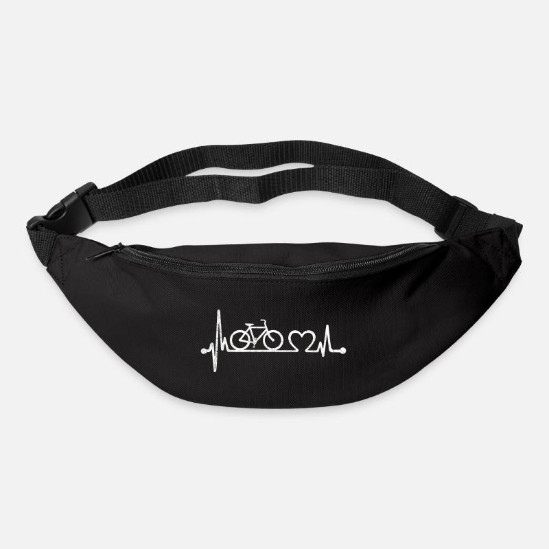 Vélo de course vélo de course vélo VTT BMX T-S - Sac banane - noir