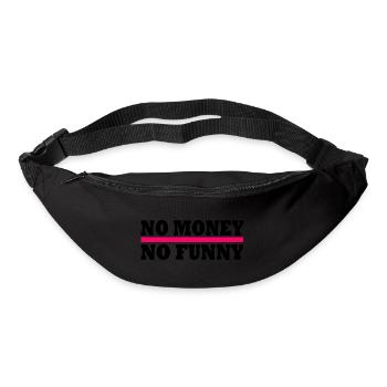 No money no funny - Gürteltasche - Schwarz - Vorne