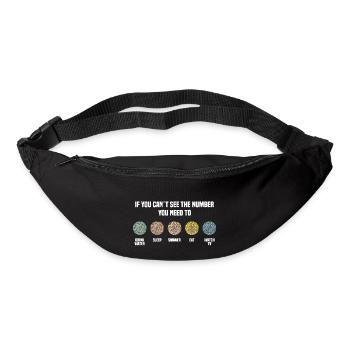 Ishihara Numbers - Watch TV - Bum bag - black - Front