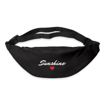 Sunshine Sunshine Valentine's Day Favorite Person - Bum bag - black - Front