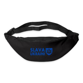 Slava ukraini - Sac banane - noir - Devant