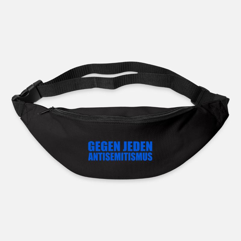 Gegen jeden antisemitismus - Gürteltasche - Schwarz