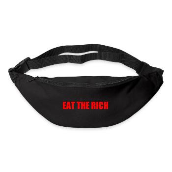 Eat the rich - Gürteltasche - Schwarz - Vorne