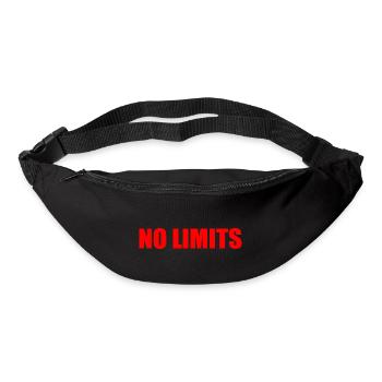 No limits - Gürteltasche - Schwarz - Vorne