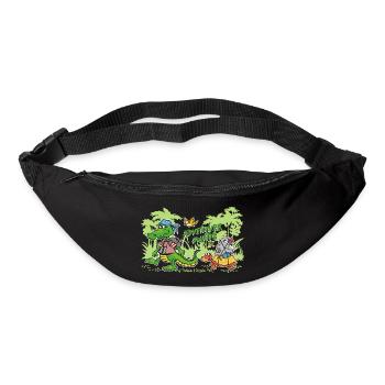 ADVENTURE AWAITS - Gürteltasche - Schwarz - Vorne
