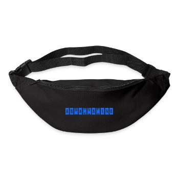 Aquascaping Fish Keeping Rolling Text - Bum bag - black - Front