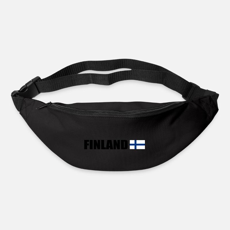 Finnland - Gürteltasche - Schwarz
