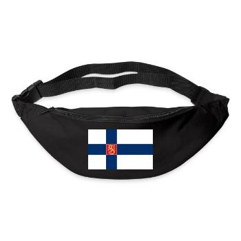 State Flag of Finland - Bum bag - black - Front
