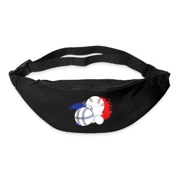 Pétanque - Gürteltasche - Schwarz - Vorne