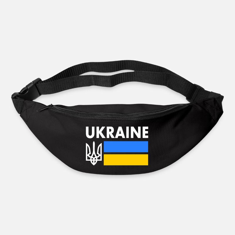 Ukraine - Gürteltasche - Schwarz