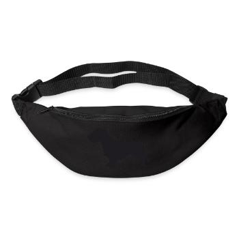 Rauhaardackel Silhouette - Gürteltasche - Schwarz - Vorne