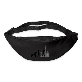 Evolution Ladies Woman Influencer SocialMedia Model - Bum bag - black - Front