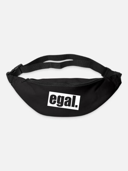 Egal Lustig - Gürteltasche - Schwarz