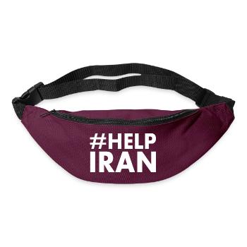 Help iran - Gürteltasche - Burgunderrot - Vorne