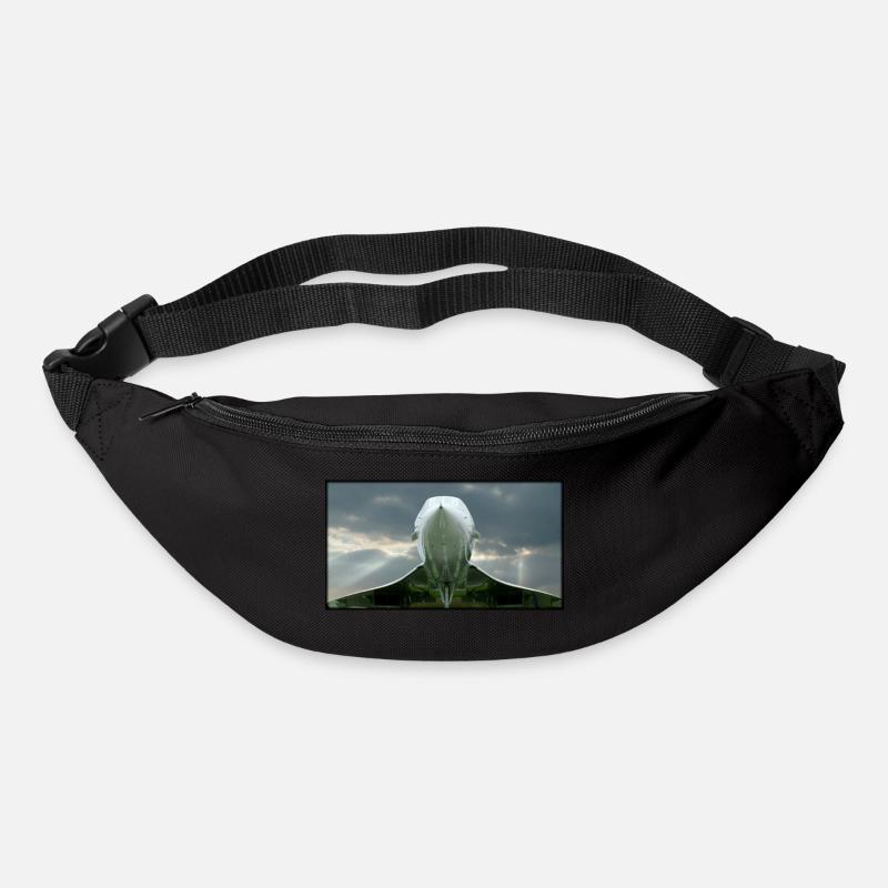 concorde & Sonnenstrahlen 120dpi - Gürteltasche - Schwarz