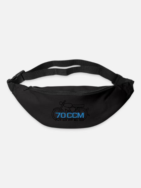 70ccm Moped S50 Emblem - Gürteltasche - Schwarz