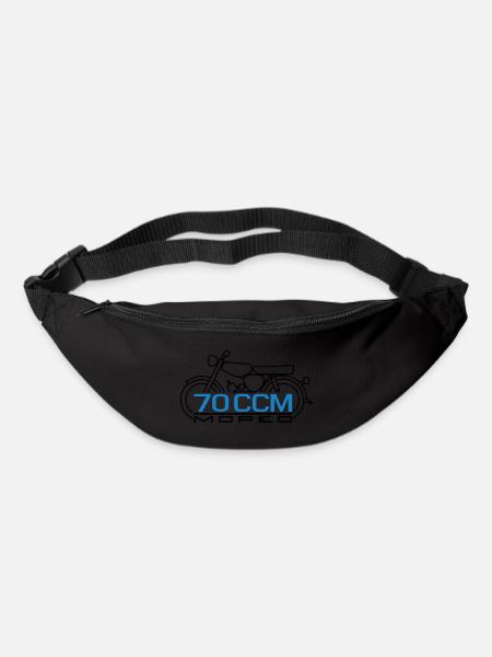 70ccm Moped S51 Emblem - Gürteltasche - Schwarz
