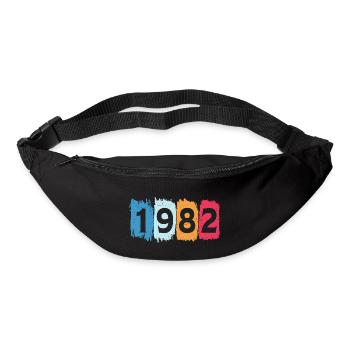 Retro 1982 t-shirt 82 vintage 1982 - Gürteltasche - Schwarz - Vorne