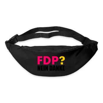 Fdp nein danke - Gürteltasche - Schwarz - Vorne