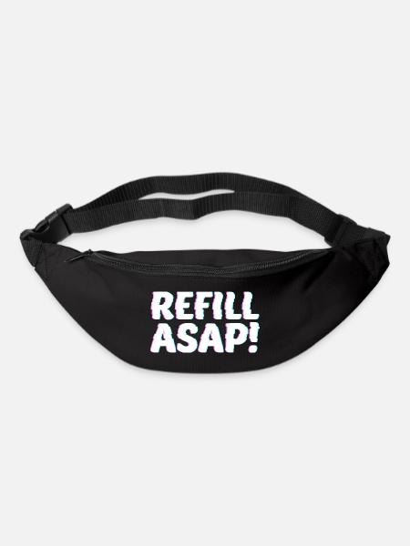 Refill Asap - Gürteltasche - Schwarz
