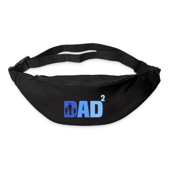 Father of Two Daughters Gift Dad Daughters - Bum bag - black - Front