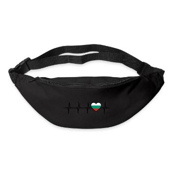Bulgare Herzschlag Bulgarien - Gürteltasche - Schwarz - Vorne