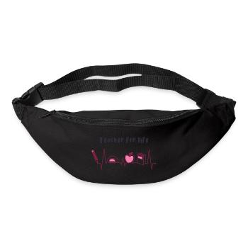 Teacher for life - Bum bag - black - Front