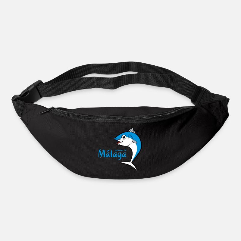 Welcome to Malaga 3 - Gürteltasche - Schwarz