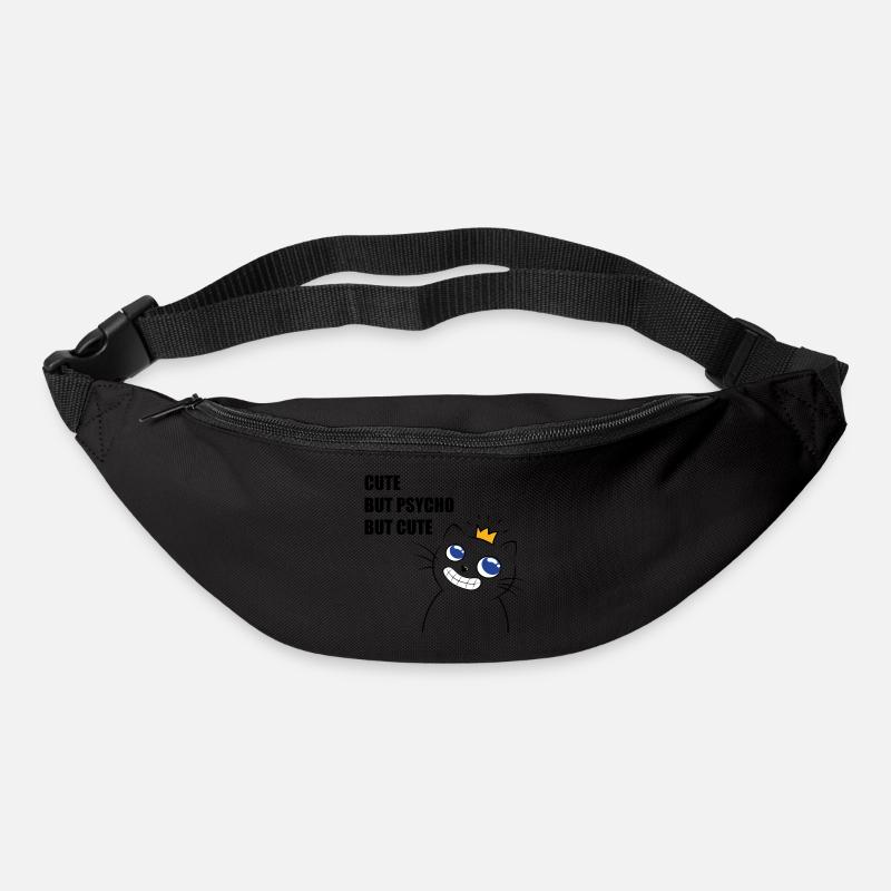 cute but psycho - Sac banane - noir
