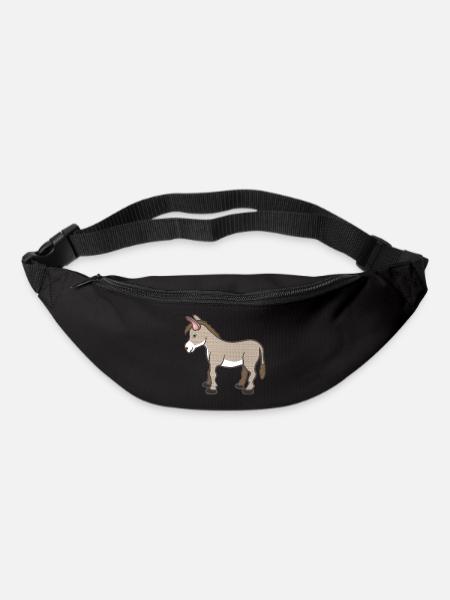 Esel - Gürteltasche - Schwarz