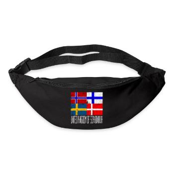 Scandinavia United - Sac banane - noir - Devant