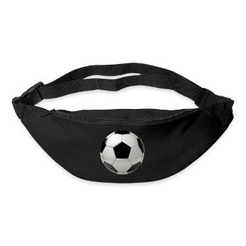 Coupe du monde idée cadeau de football - Sac banane - noir - Devant