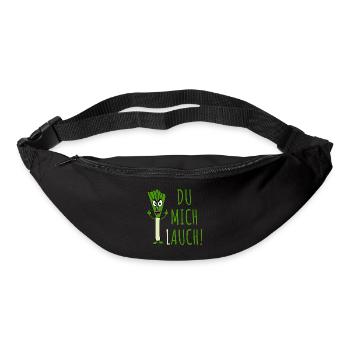 Poireaux dire que vous me Lauch en vert - Sac banane - noir - Devant