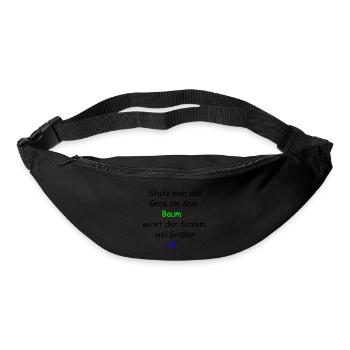 Tree saying | Great gift - Bum bag - black - Front
