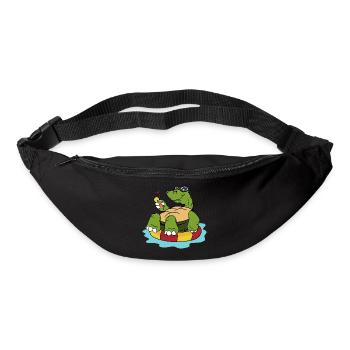 Summer tortoise turtles reptiles - Bum bag - black - Front
