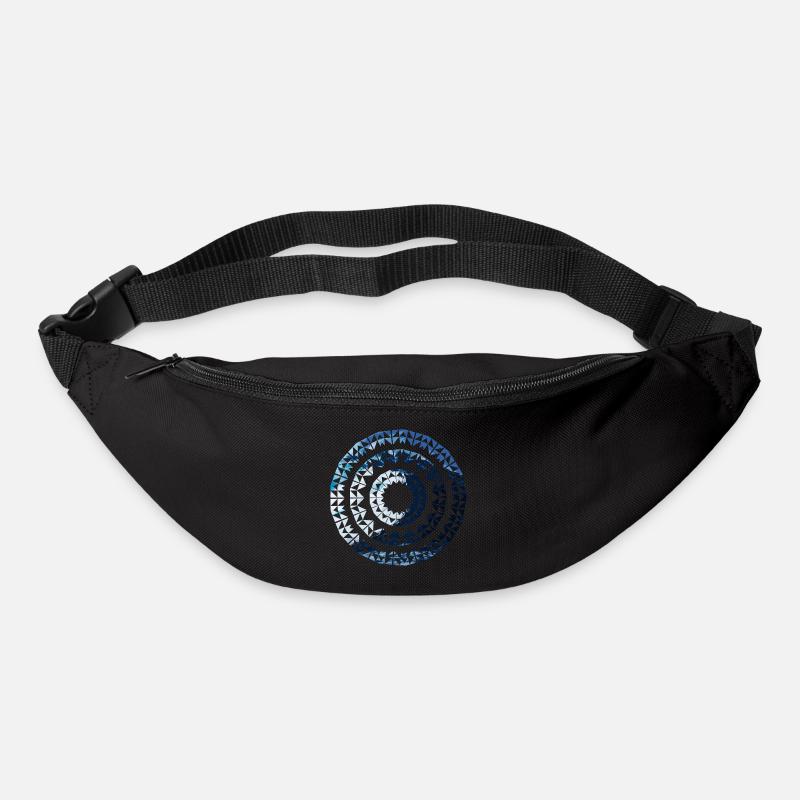 Sea mandala - Bum bag - black