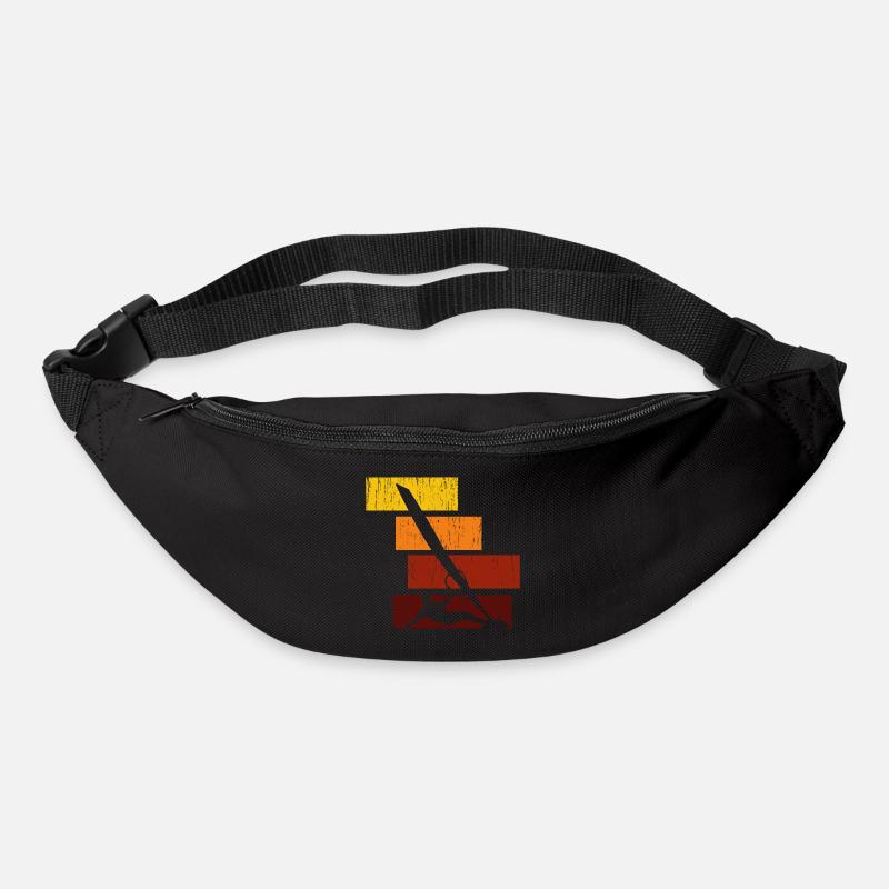 Windsurfen Buntes Hemd - Gürteltasche - Schwarz